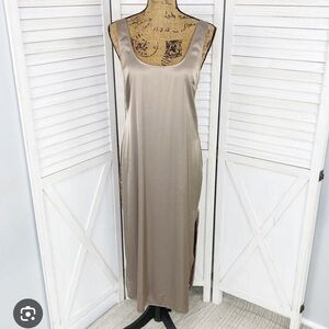 Abercrombie Slip Dress Tan NWT Medium
